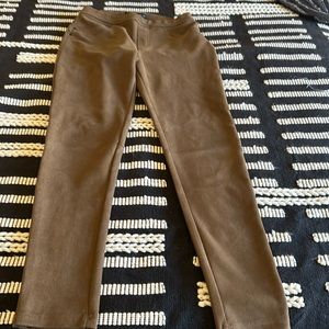 Soft brown stretchy leggings/pants from Sanctuary- Anthropologie